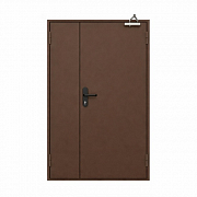 Противопожарная дверь в подъезд EI-15 полуторная глухая